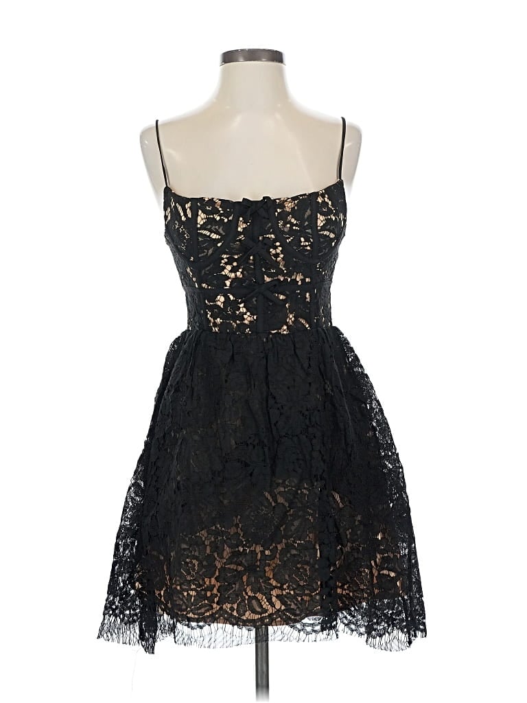 Pre-owned Assorted Brands Cocktail Dress In Black