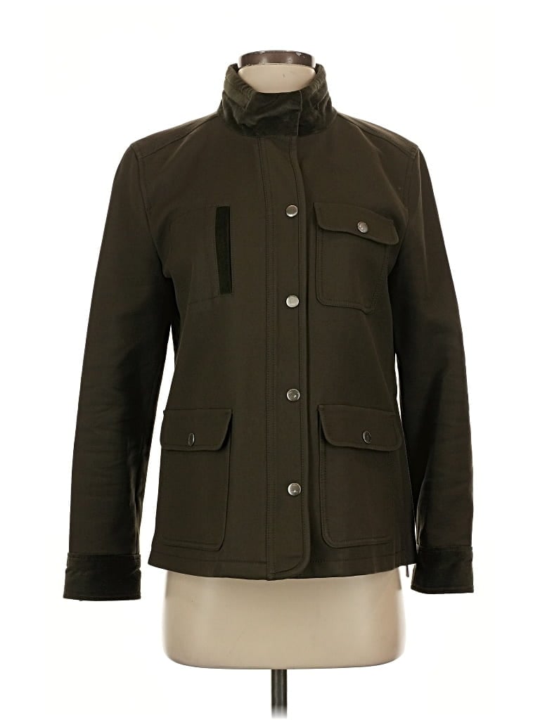 Pre-owned Nordstrom Signature Coat In Green