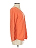 Nic + Zoe Orange Pullover Sweater Size S - photo 4