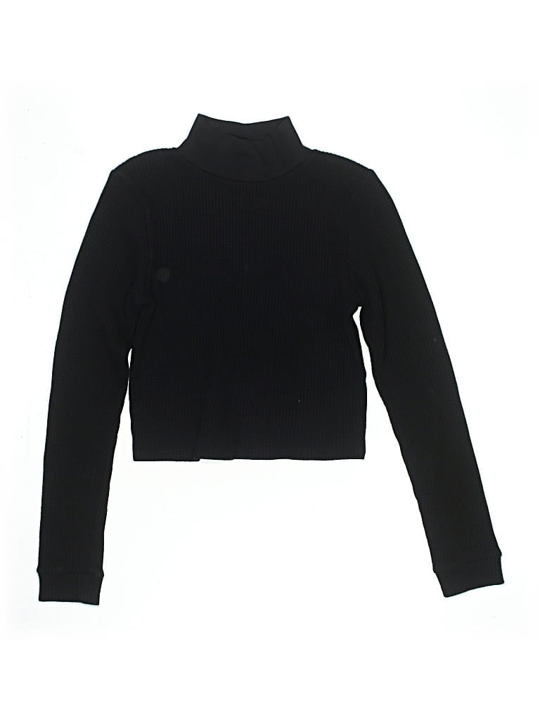 Pre-owned Aerie Turtleneck Sweater In Black