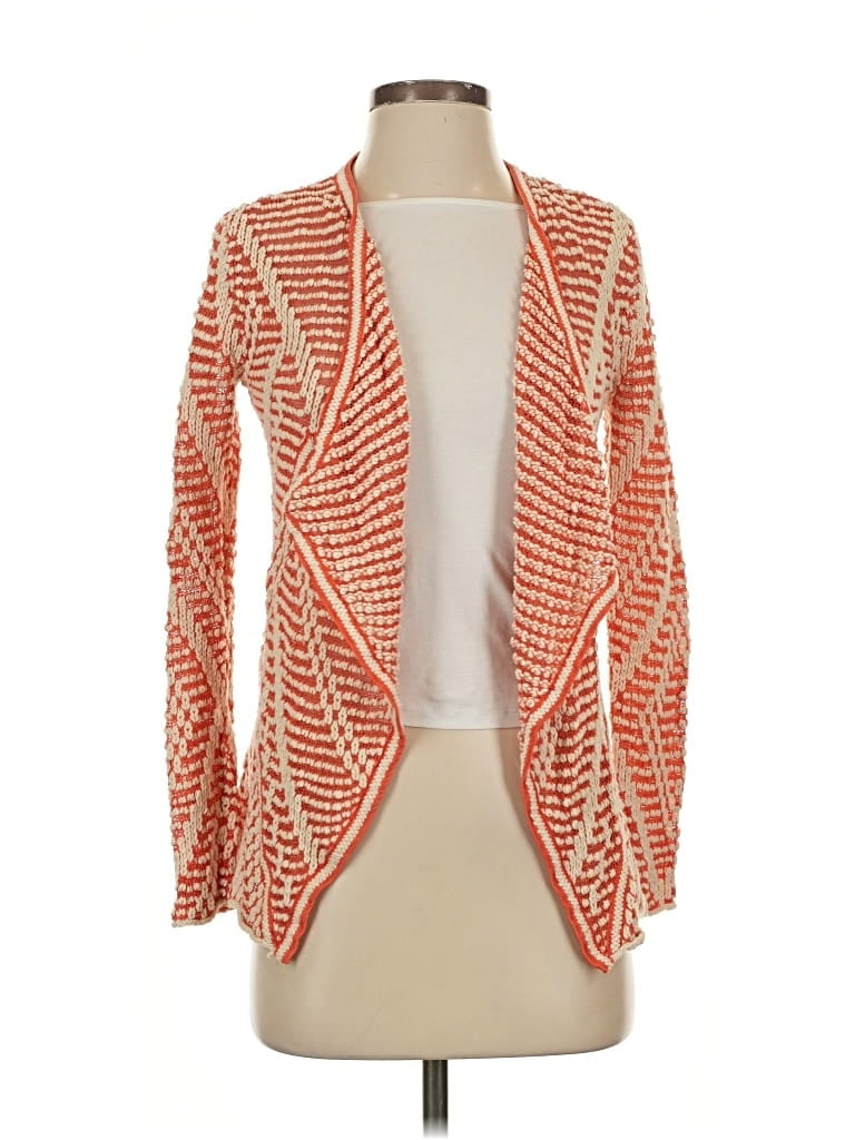 Pre-owned Nic + Zoe Cardigan Sweater In Orange