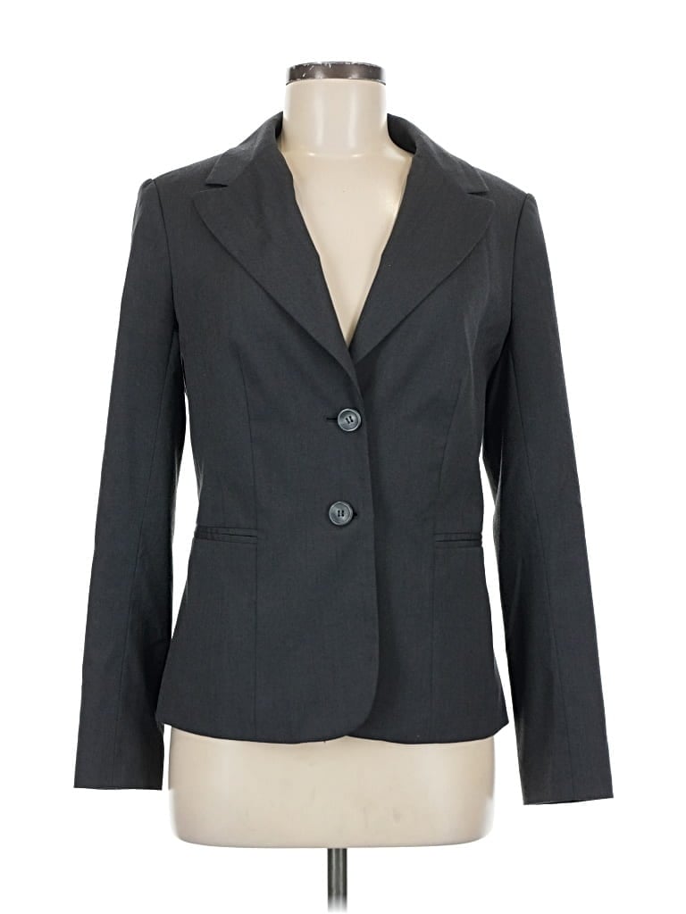 Pre-owned The Limited Blazer Jacket In Gray