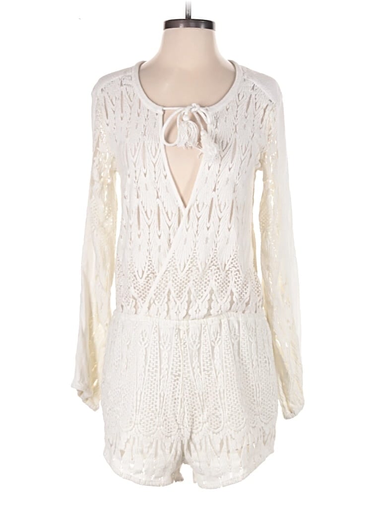 Pre-owned Volcom Romper In White