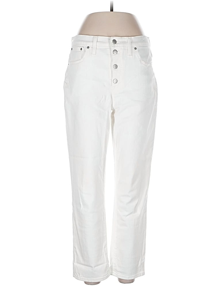 Pre-owned J.crew Factory Store Casual Pants In White