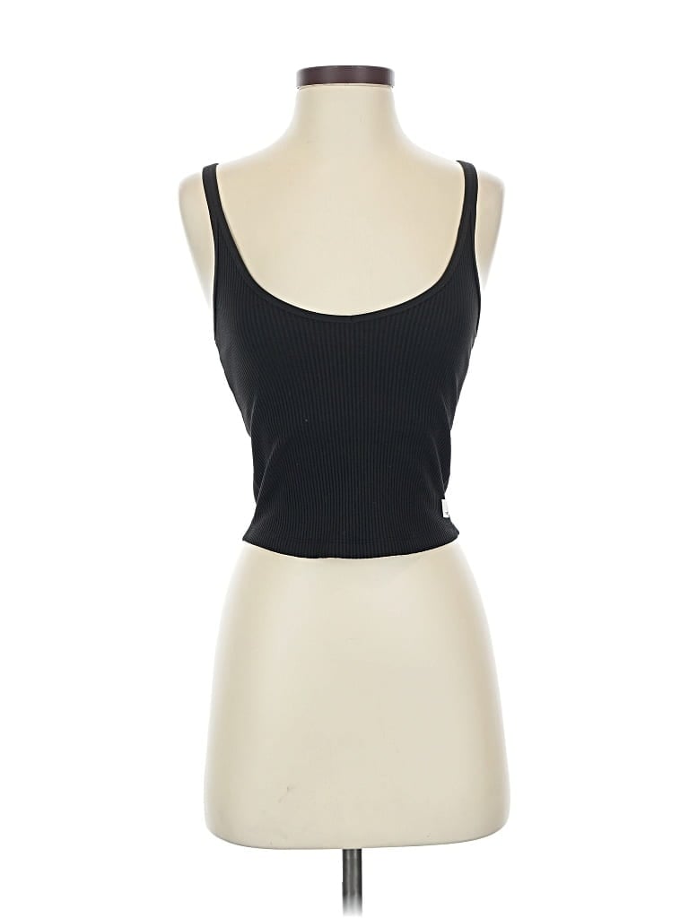 Pre-owned Vuori Tank Top Black Strapless Neckline Tops