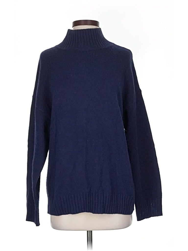 Pre-owned Gap Turtleneck Sweater In Blue