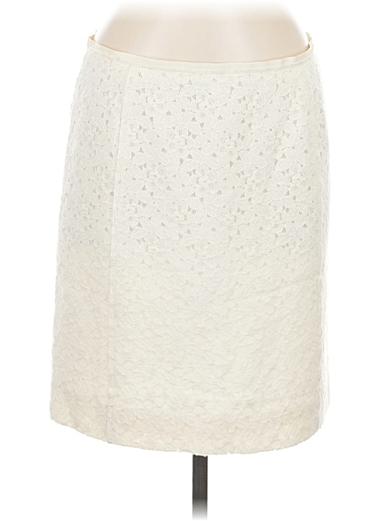Pre-owned Nina Ricci Formal Skirt In White