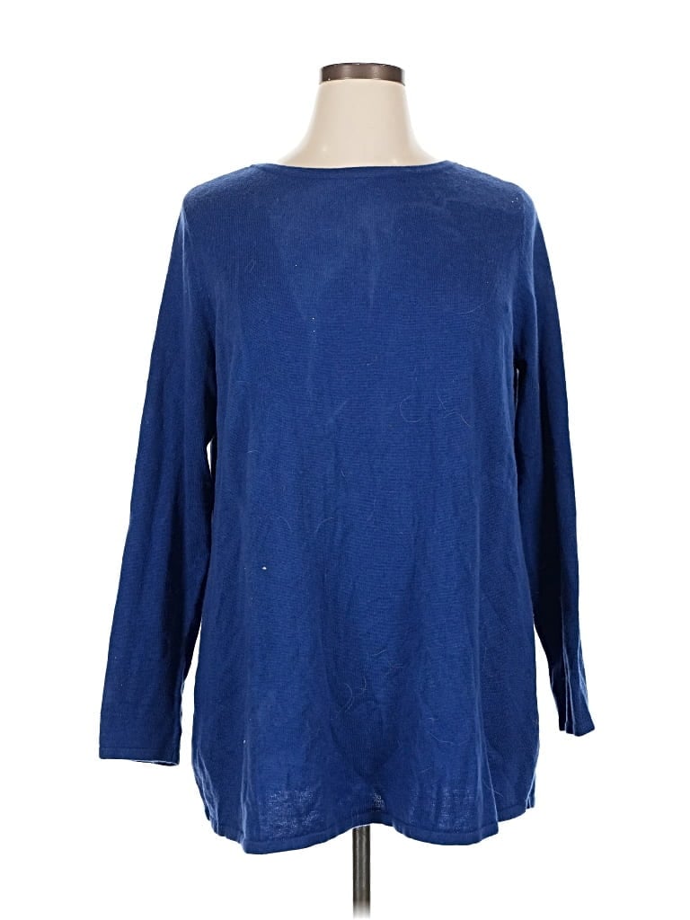 Pre-owned Soft Surroundings Pullover Sweater In Blue