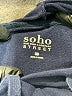 Soho Color Block Blue Long Sleeve Blouse Size XS - photo 7