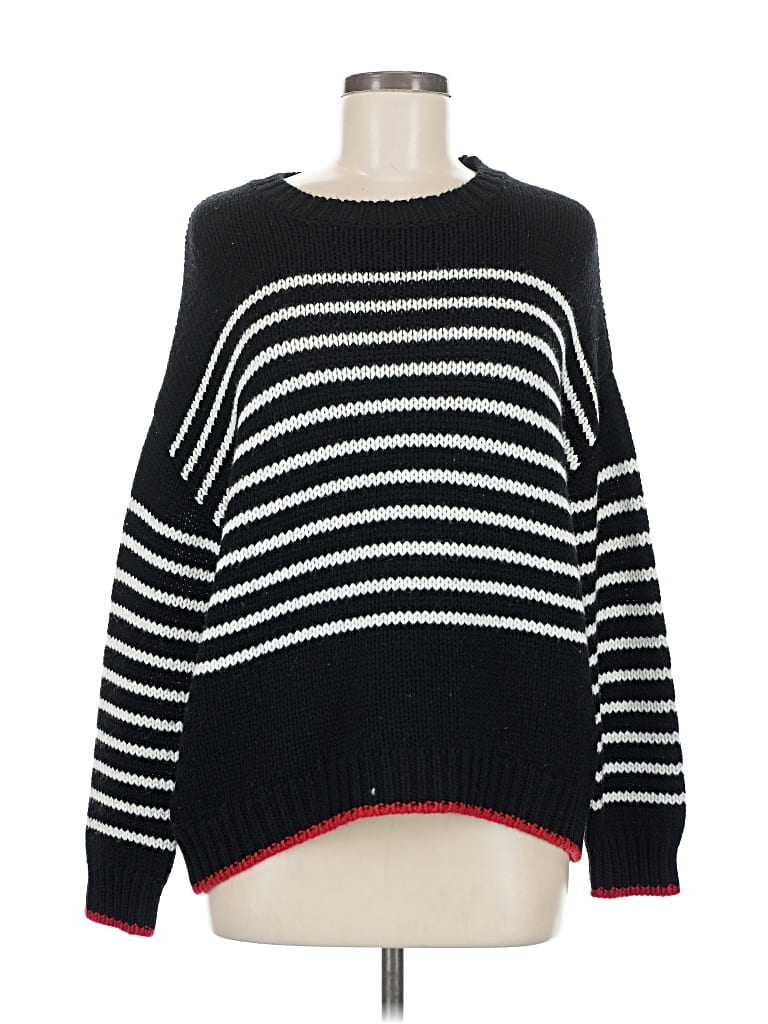 Pre-owned Sundry Wool Pullover Sweater In Black