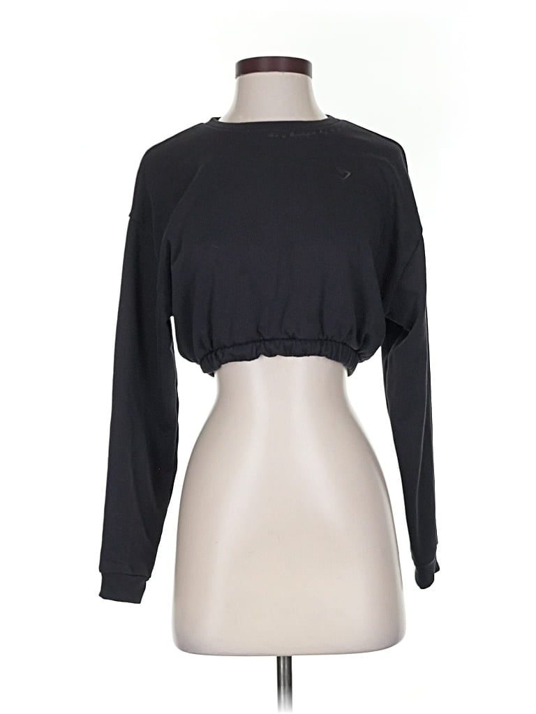 Pre-owned Gymshark Sweatshirt In Black