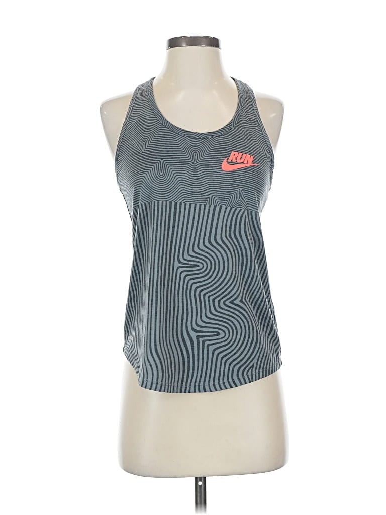 Pre-owned Nike Active Tank Top In Gray
