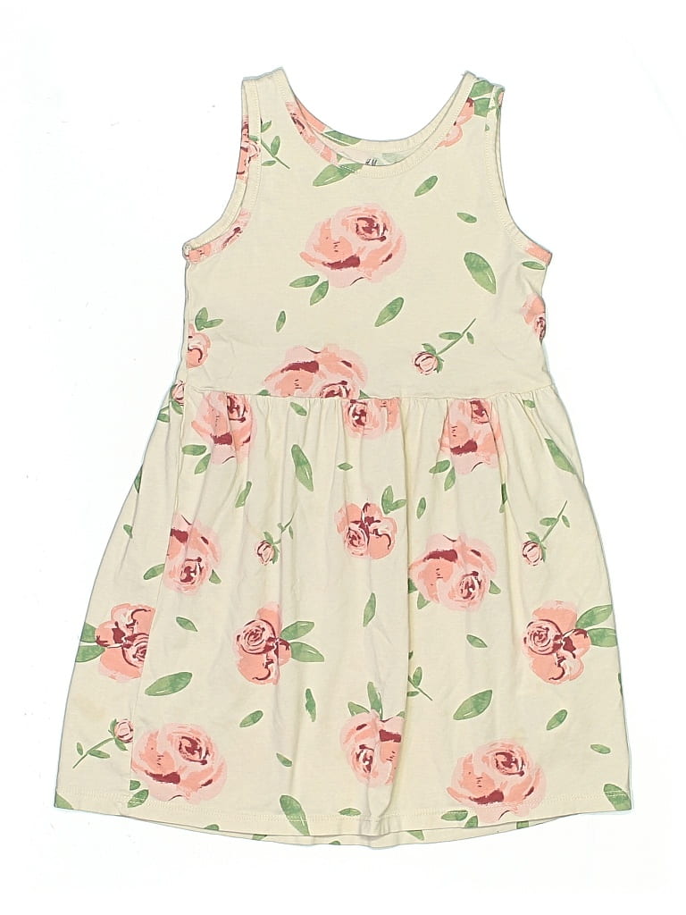 Pre-owned H&m Kids' Dress In White