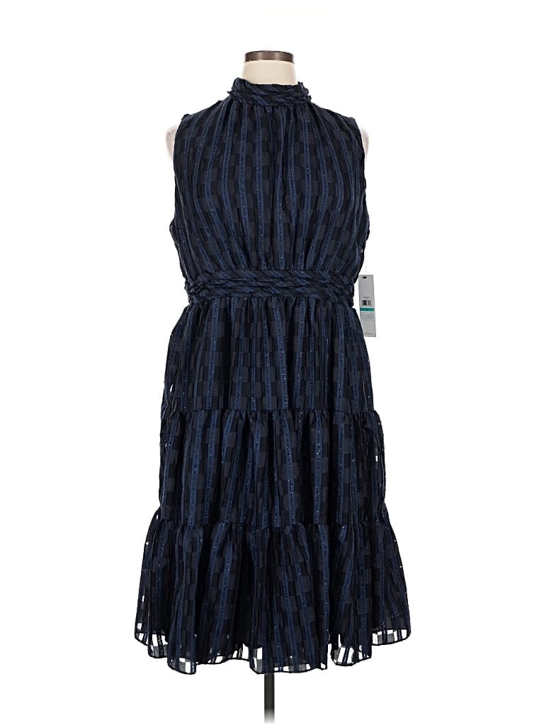 Pre-owned Calvin Klein Casual Dress In Blue