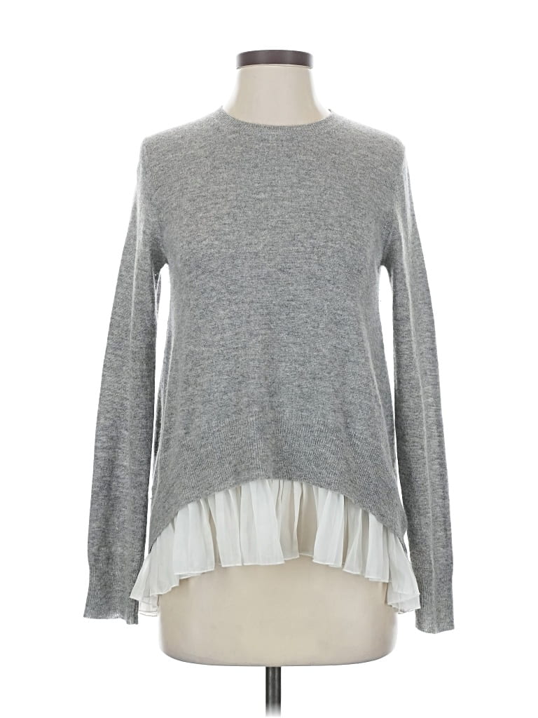 Pre-owned Dondup Wool Pullover Sweater In Gray