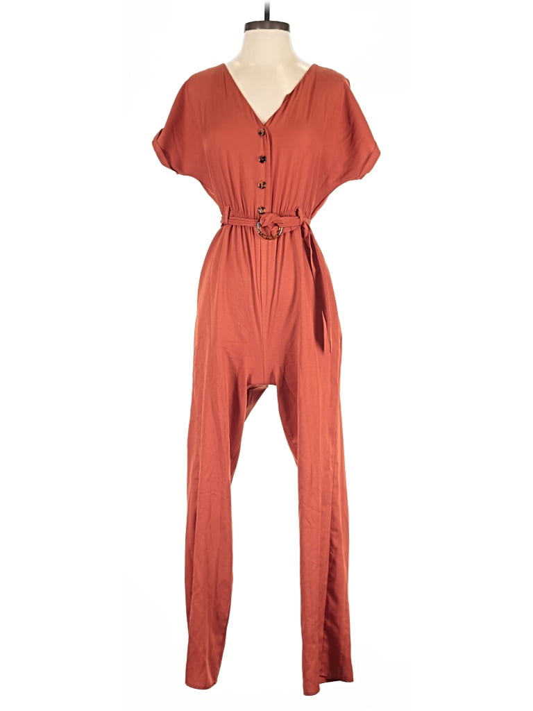 Pre-owned Ivory Love Jumpsuit In Orange