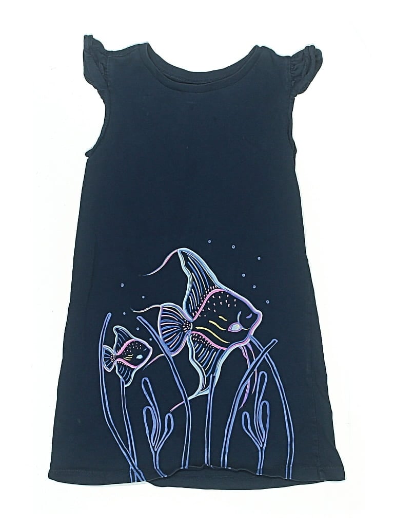 Pre-owned Tea Kids' Dress In Blue