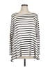 Bellamie Stripes Ivory White Long Sleeve Top Size 16 (estimated) - photo 1