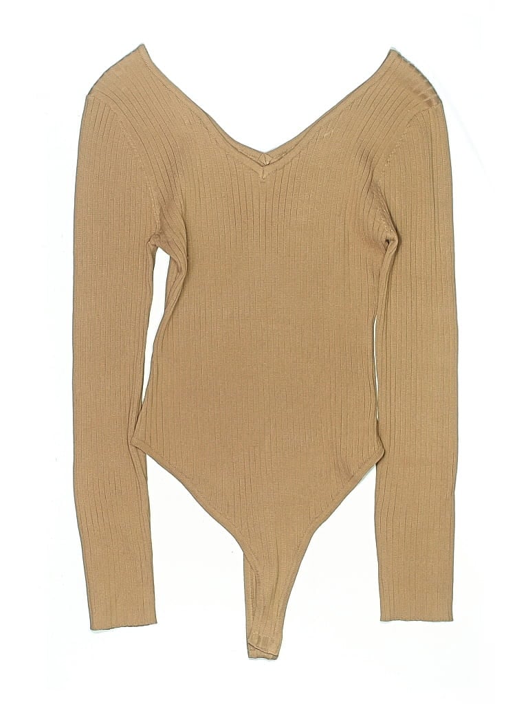 Pre-owned Love Tree Bodysuit In Brown