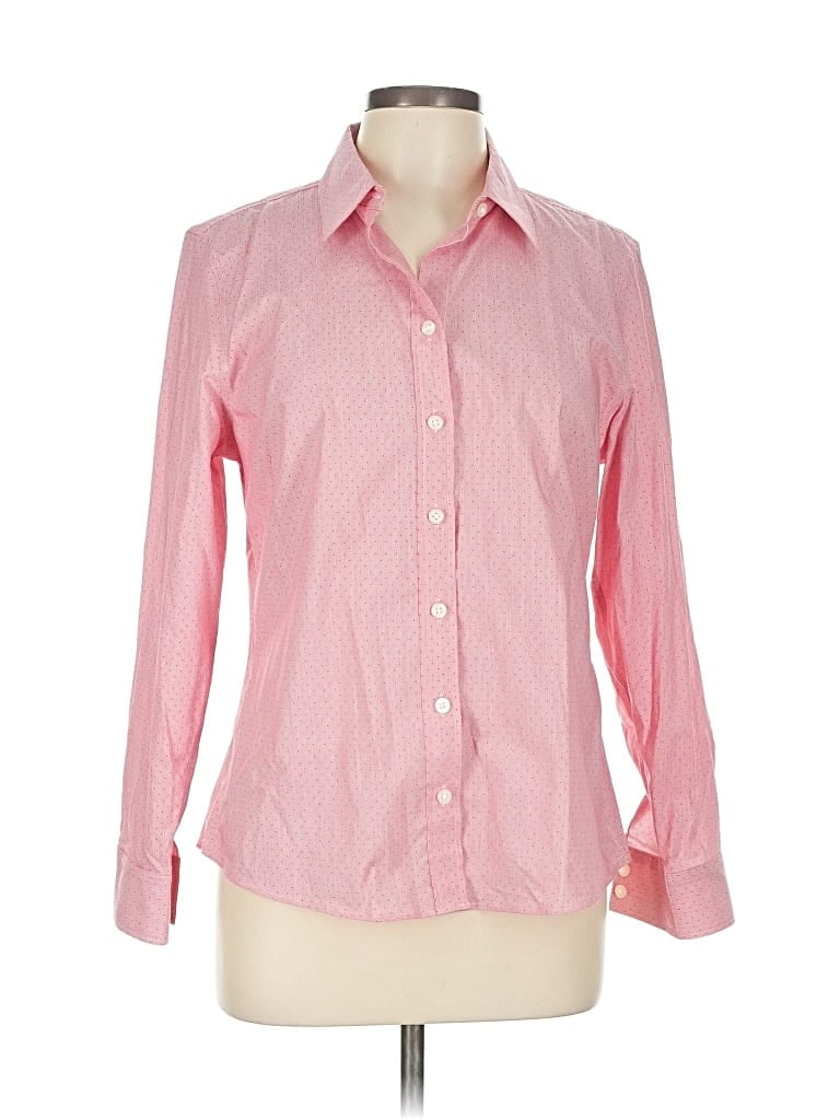 Pre-owned Banana Republic Long Sleeve Button Down Shirt In Pink