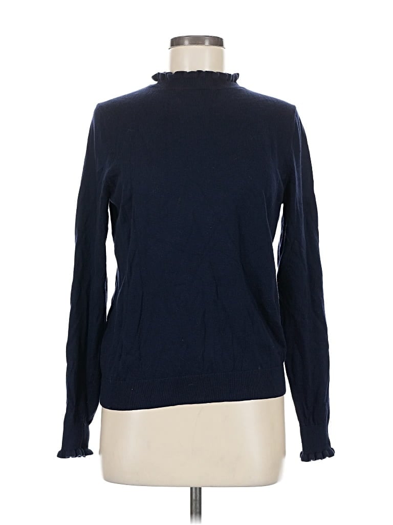 Pre-owned Boden Turtleneck Sweater In Blue