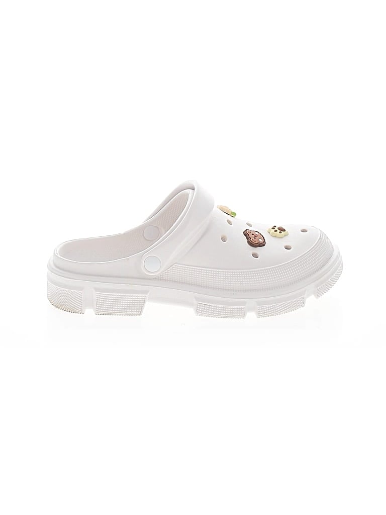 Pre-owned Unbranded Mule/clog In White