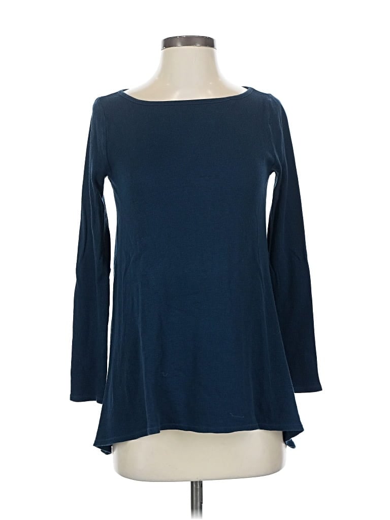 Pre-owned Three Dots Pullover Sweater In Blue