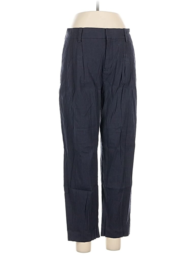 Pre-owned Vince Linen Pants In Blue