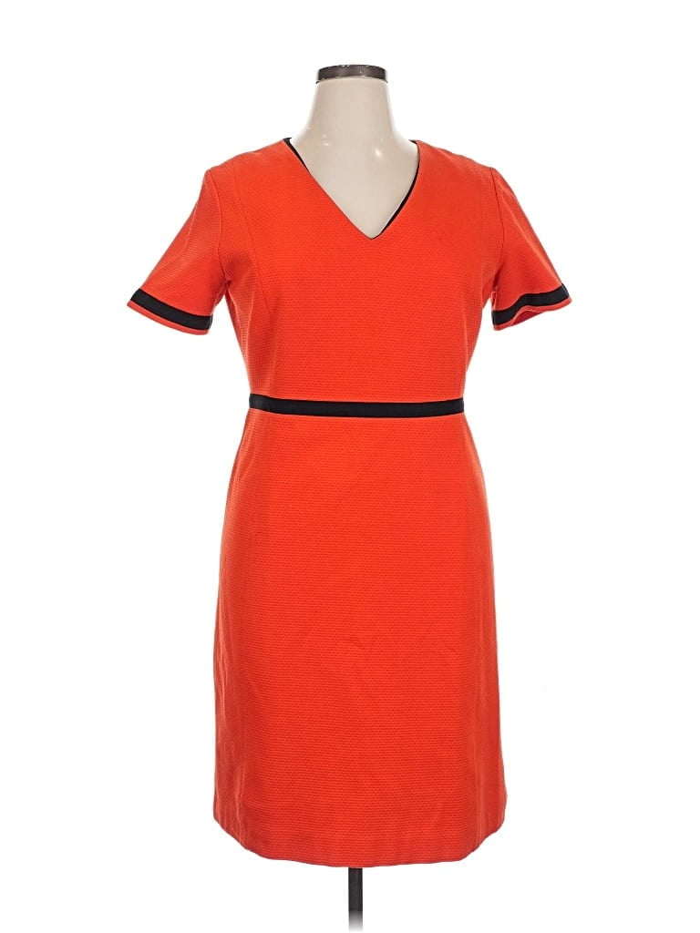 Pre-owned Boss By Hugo Boss Casual Dress In Orange