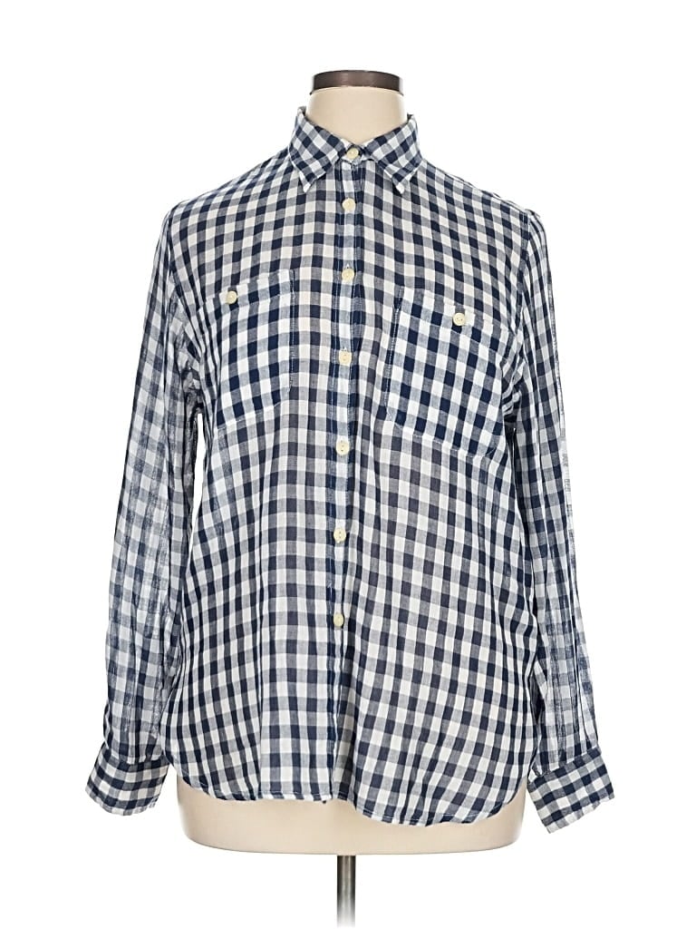 Pre-owned Polo Ralph Lauren Long Sleeve Button Down Shirt In Blue