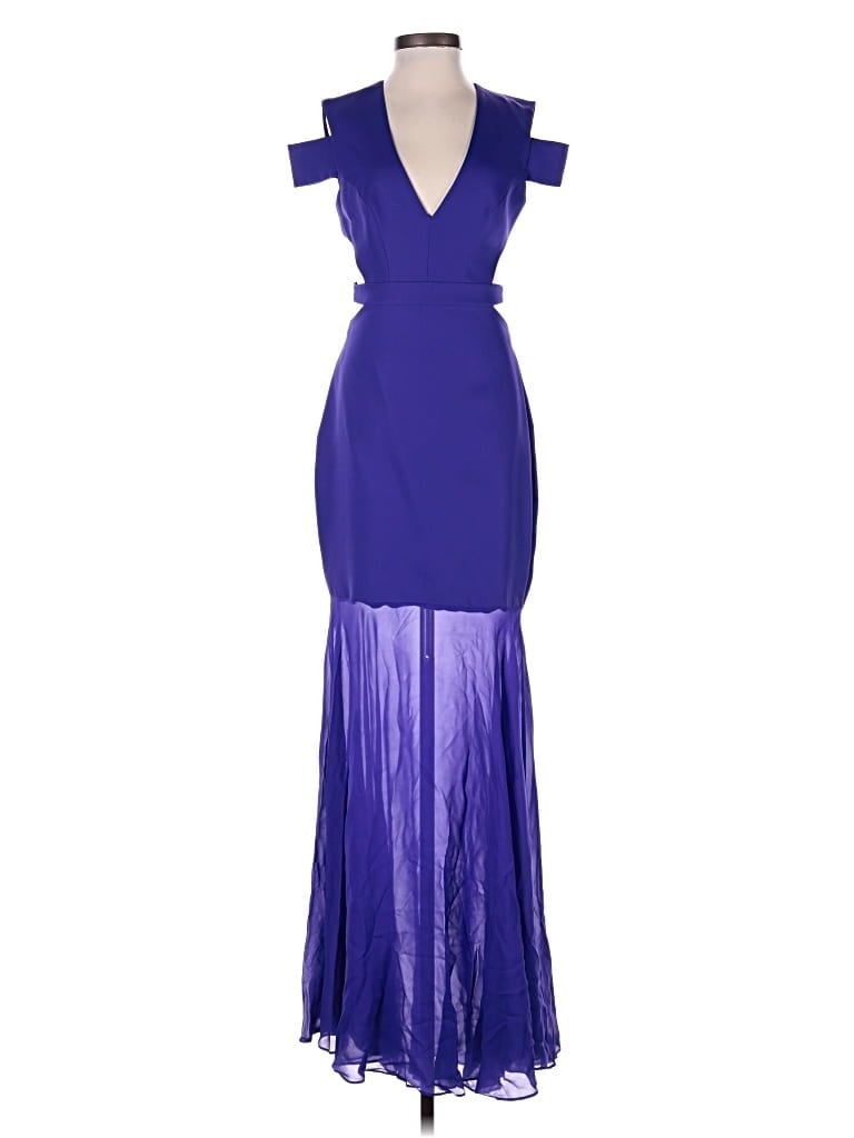 Pre-owned Bcbgmaxazria Cocktail Dress In Purple