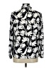 J.Crew 100% Polyester Print Ivory Long Sleeve Blouse Size 6 - photo 2