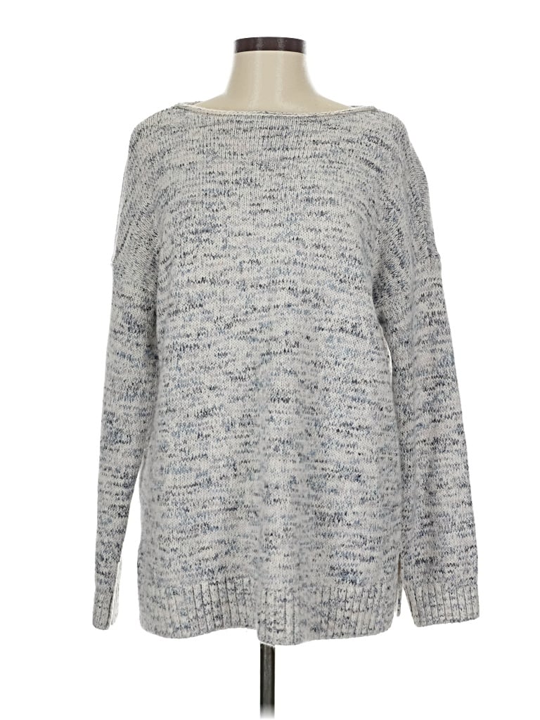 Pre-owned Purejill Pullover Sweater In Silver