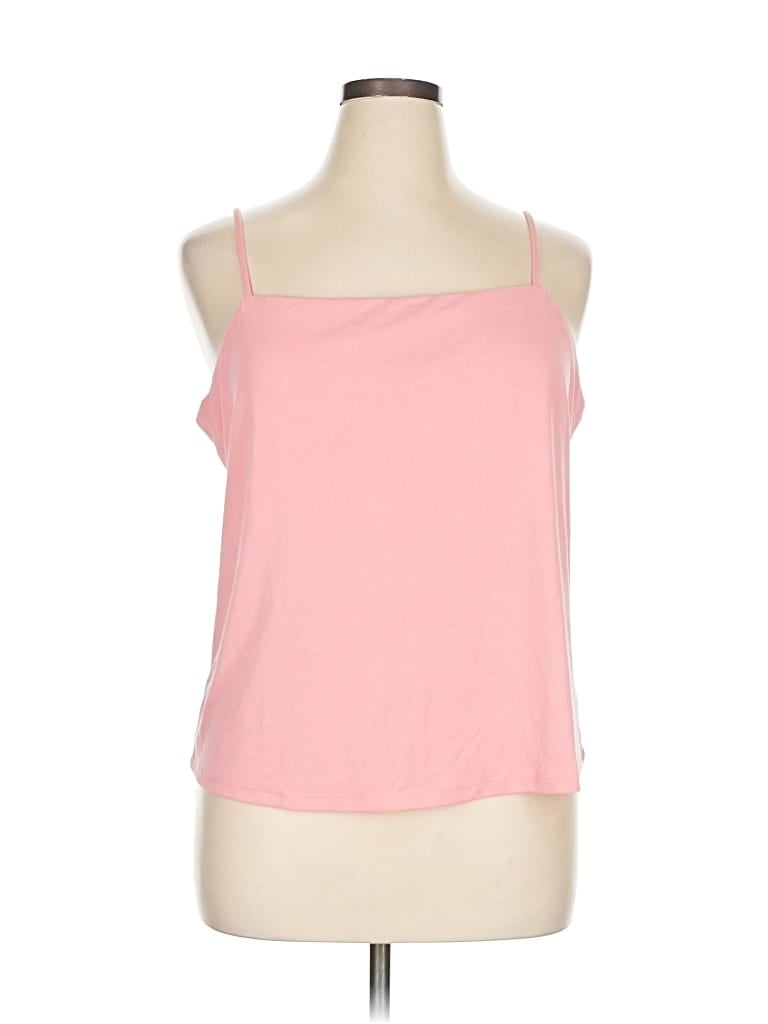 Pre-owned A New Day Sleeveless Top Pink Strapless Neckline Tops