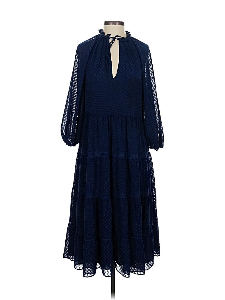 Pre-owned Alice And Olivia Alice + Olivia Casual Dress In Blue