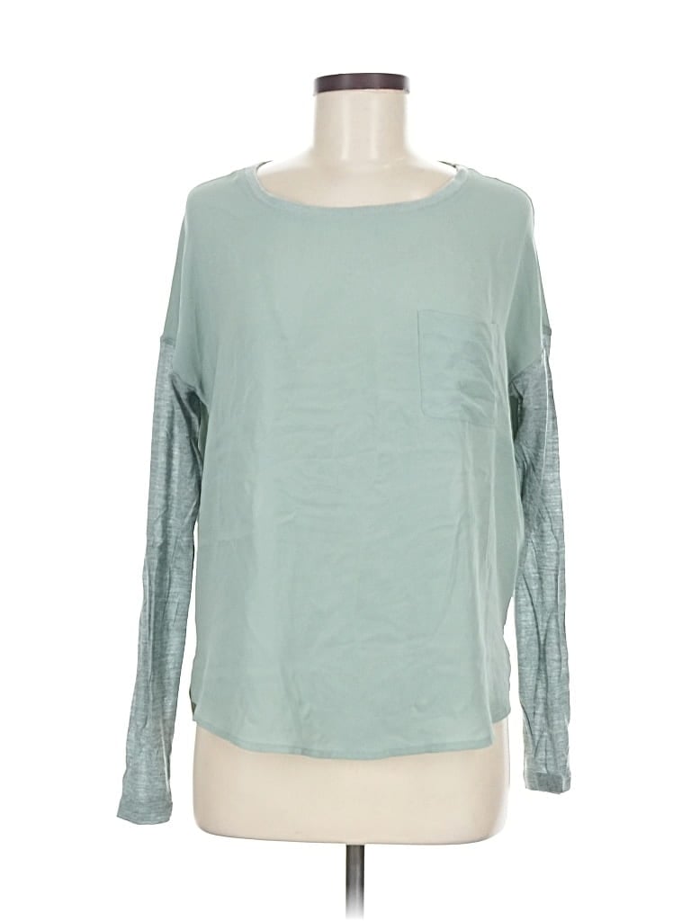 Pre-owned Lou & Grey Long Sleeve T-shirt In Green