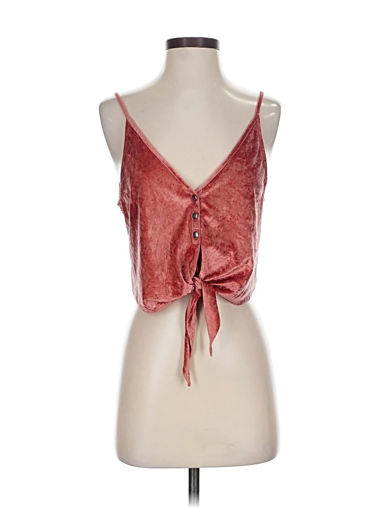 Pre-owned Intimately By Free People Sleeveless Blouse In Red