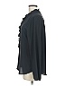 Bar III 100% Polyester Black Long Sleeve Blouse Size M - photo 5