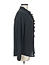 Bar III 100% Polyester Black Long Sleeve Blouse Size M - photo 4
