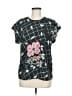 Raoul 100% Polyester Graphic Black Short Sleeve Top Size 6 - photo 1
