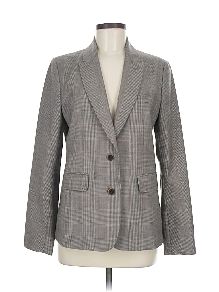 Pre-owned Ines De La Fressange For Uniqlo Blazer Jacket In Brown