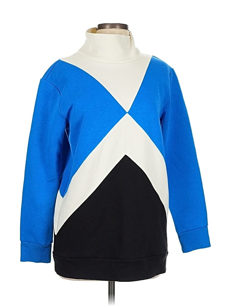 Pre-owned T By Talbots Pullover Sweater In Blue