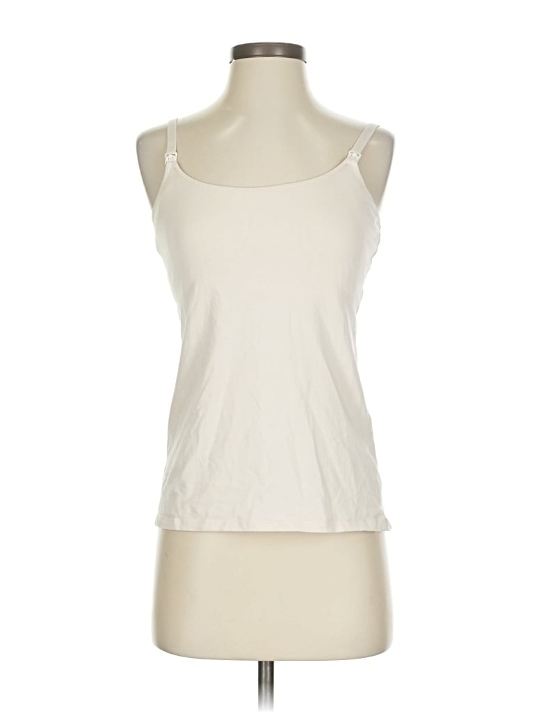 Pre-owned H&m Tank Top Tan Halter Neckline Tops In Brown