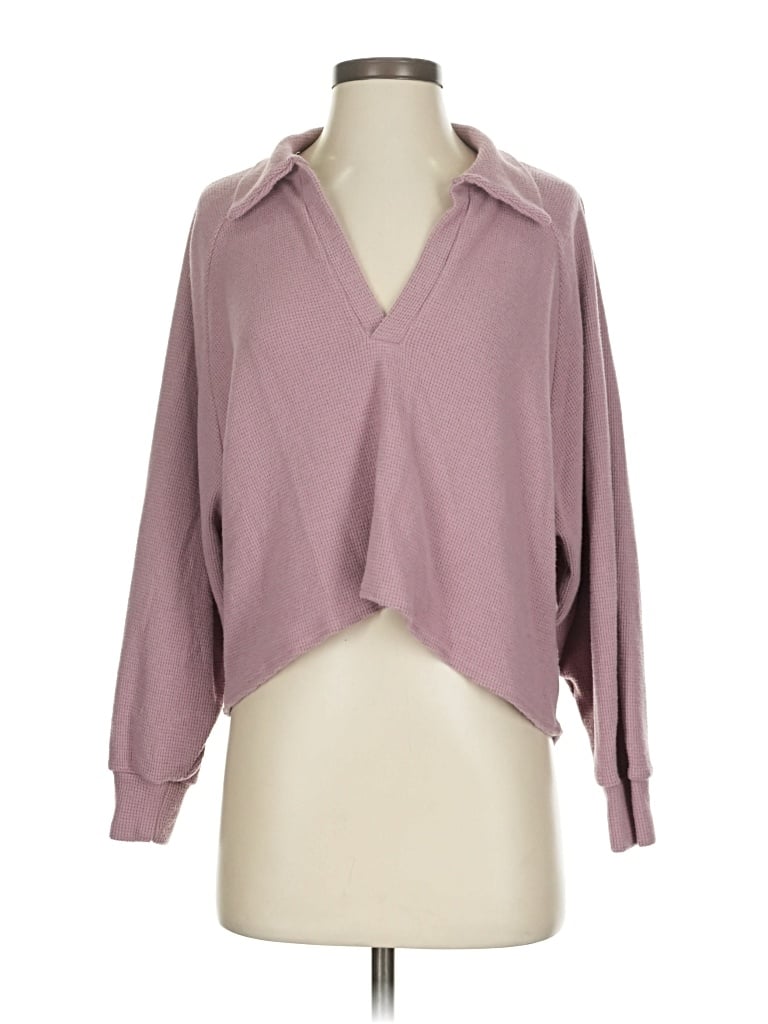 Pre-owned Out From Under Cardigan Sweater In Purple