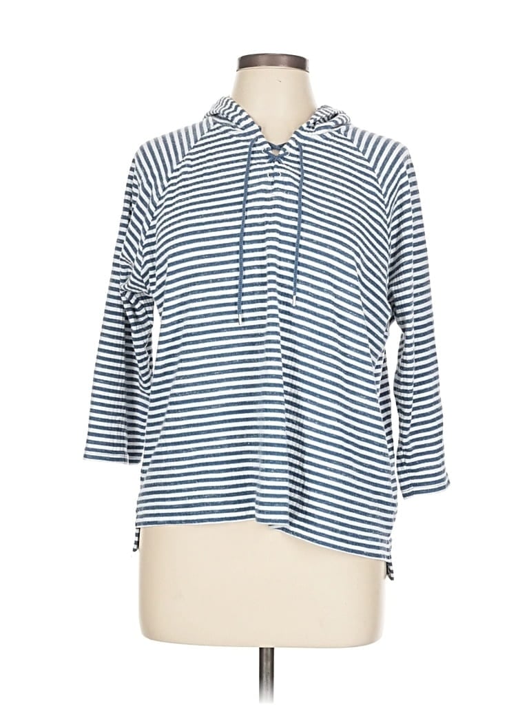 Pre-owned Chaps Cardigan Sweater In Blue