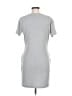 Assorted Brands Solid Gray Casual Dress Size M - photo 2