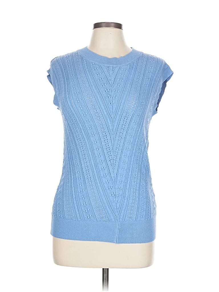 Pre-owned Unbranded Pullover Sweater In Blue