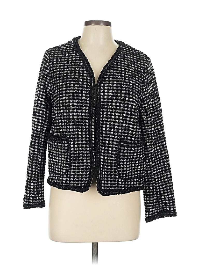 Pre-owned Max Studio Blazer Jacket In Black