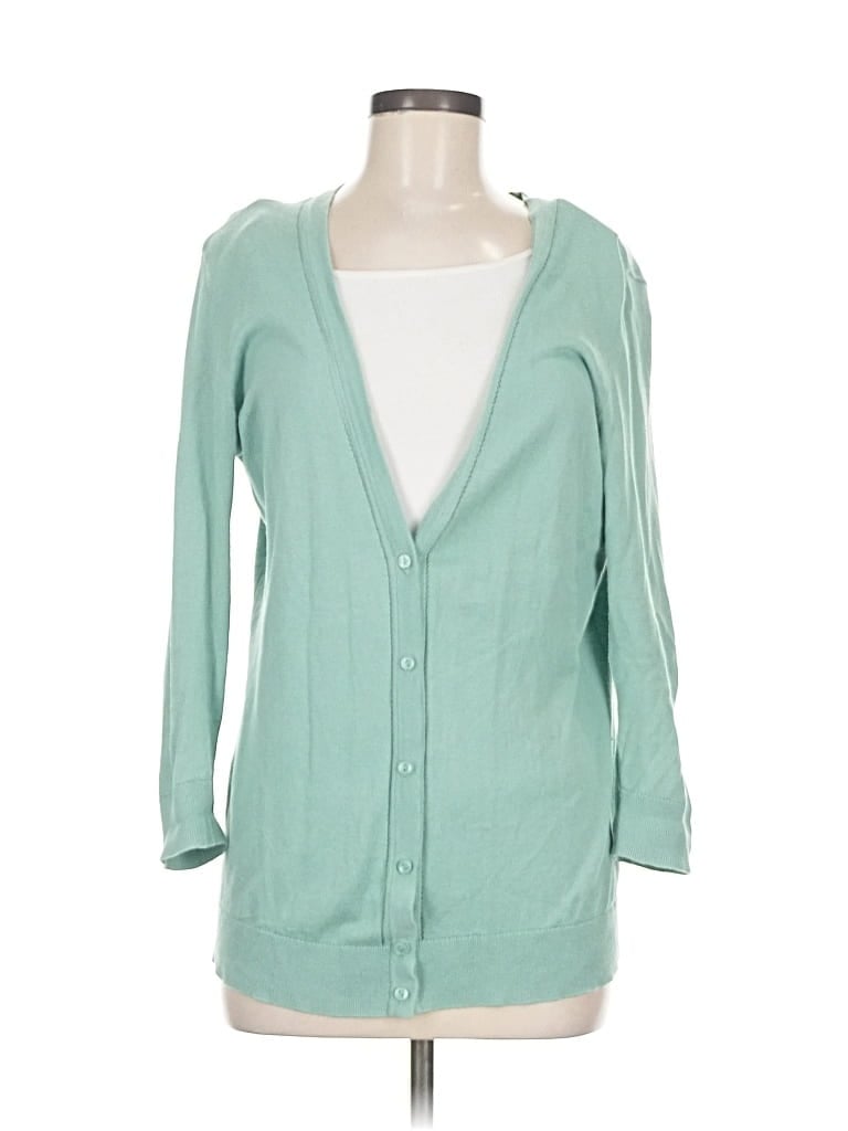 ANN TAYLOR LOFT OUTLET Pre-owned Cardigan Sweater In Blue