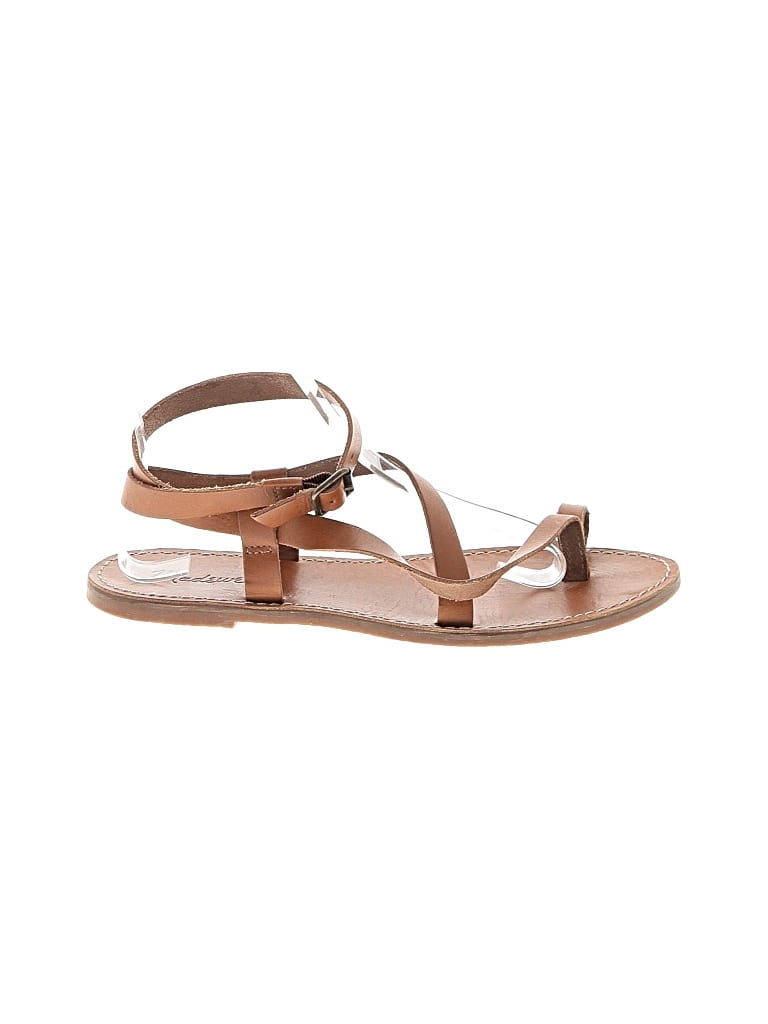 Pre-owned Madewell Sandals In Brown
